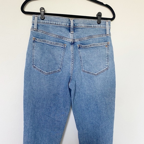 Madewell Roadtripper Boyjean Slim Leg Cadell Wash Ripped Edition Boho Size 27 - Picture 10 of 12